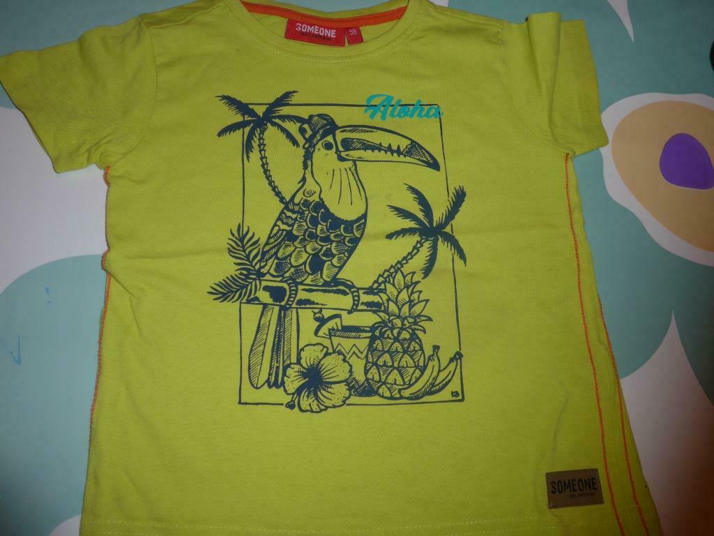 T-shirt geel someone, Kinderen en Baby's, Kinderkleding | Maat 98, Gebruikt, Verzenden, Someone, Shirt of Longsleeve