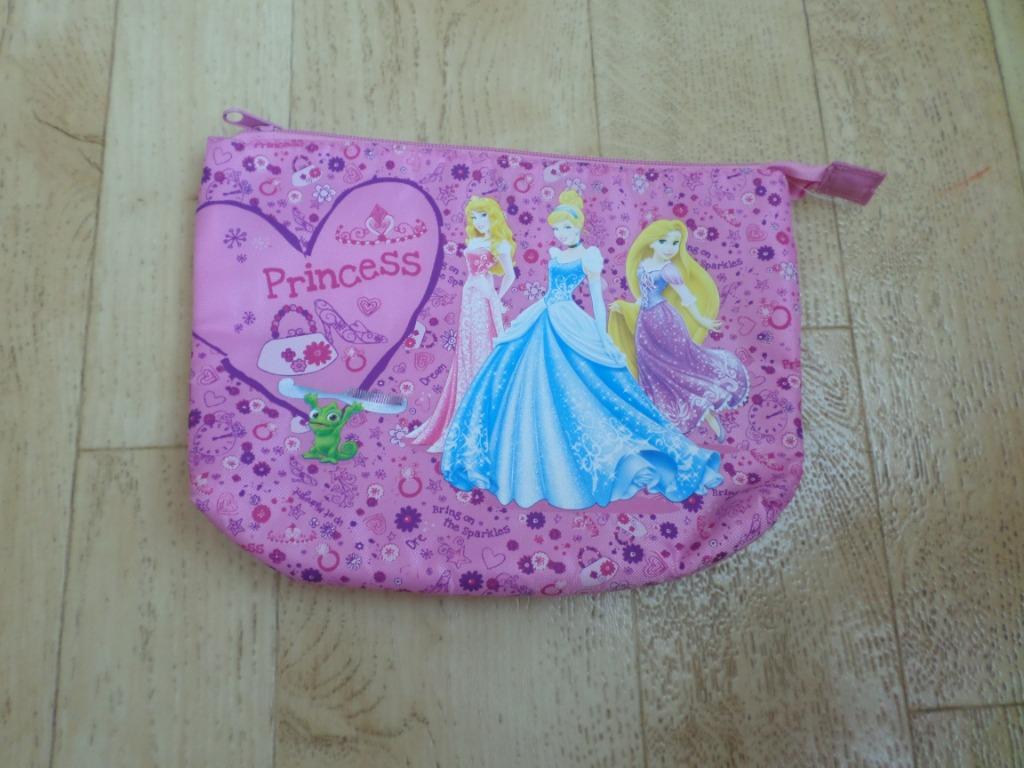 Buidelzak Disney Princess roze ritstrekker, Ophalen of Verzenden, Overige figuren, Zo goed als nieuw, Tas, Koffer of Zak