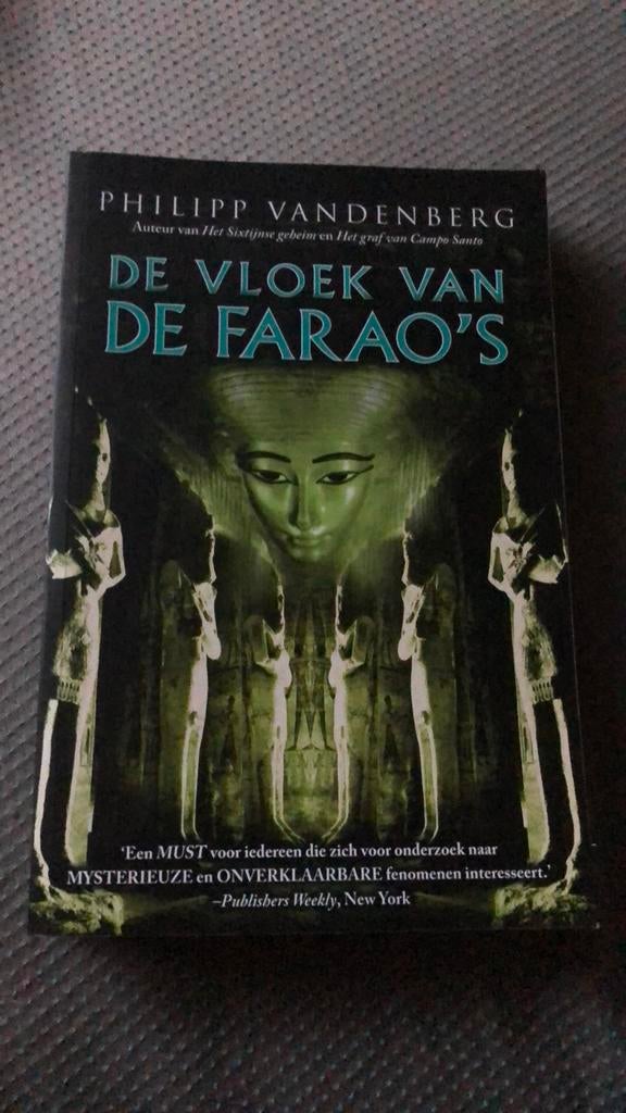P. Vandenberg - De vloek van de farao's, Ophalen of Verzenden, Zo goed als nieuw, P. Vandenberg