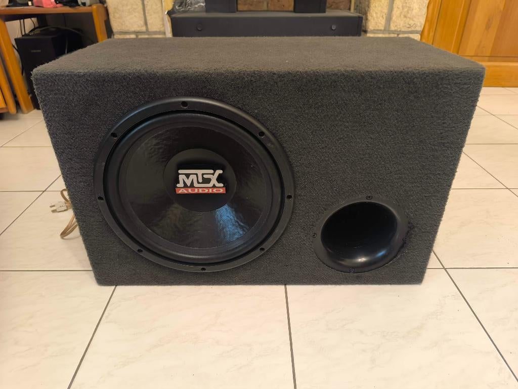 Caisson subwoofer MTX, Enlèvement, Utilisé