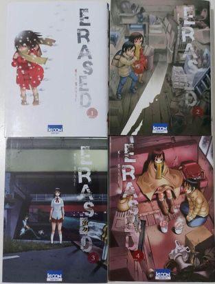 Lot manga Erased Tome 1 à 4, Comme neuf