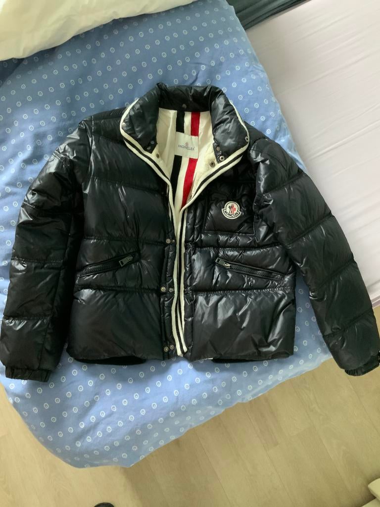 Moncler donsjas maat M in goede staat., Kleding | Heren, Jassen | Winter, Ophalen, Gedragen, Maat 48/50 (M), Zwart