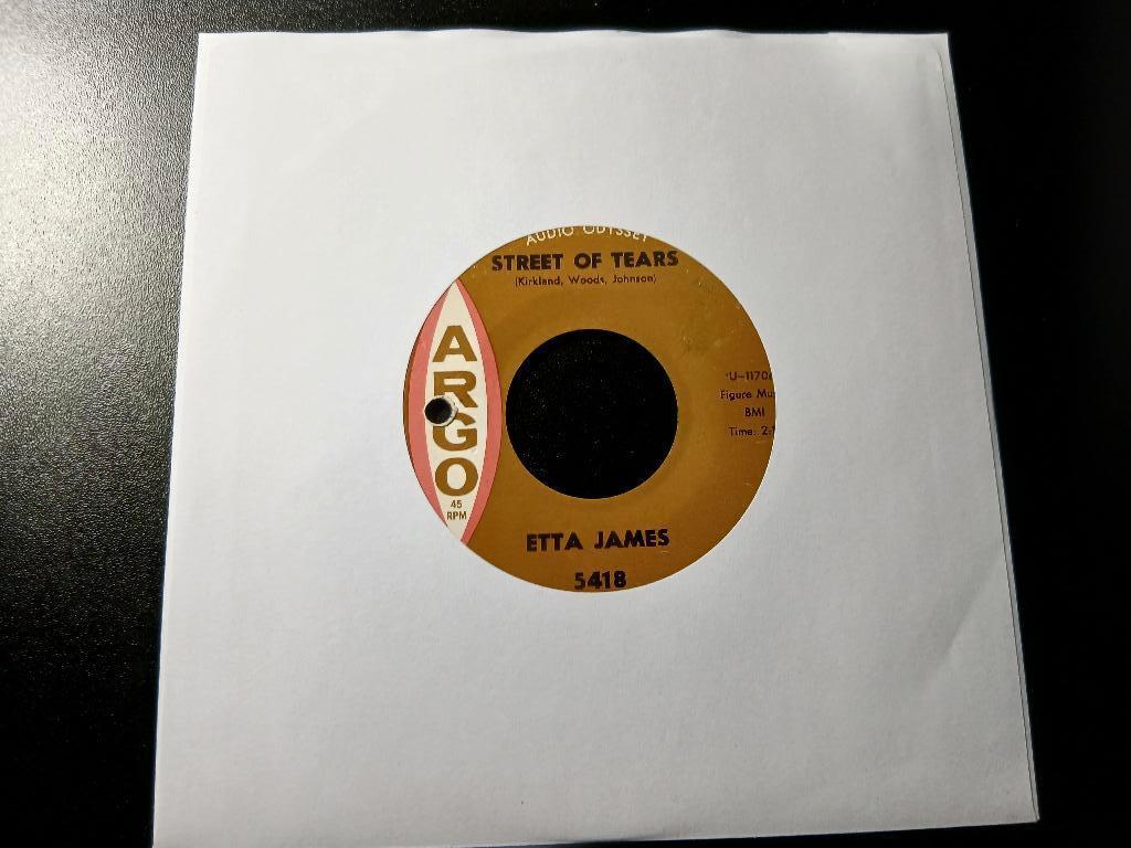 Etta James ‎– Street Of Tears '7 " Popcorn ", 7 inch, Single, Ophalen of Verzenden, Zo goed als nieuw