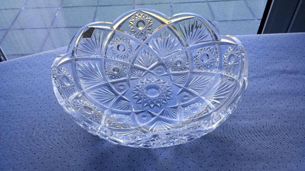 Bol à fruits/bol en cristal, Rond, Comme neuf, Enlèvement, Autres matériaux