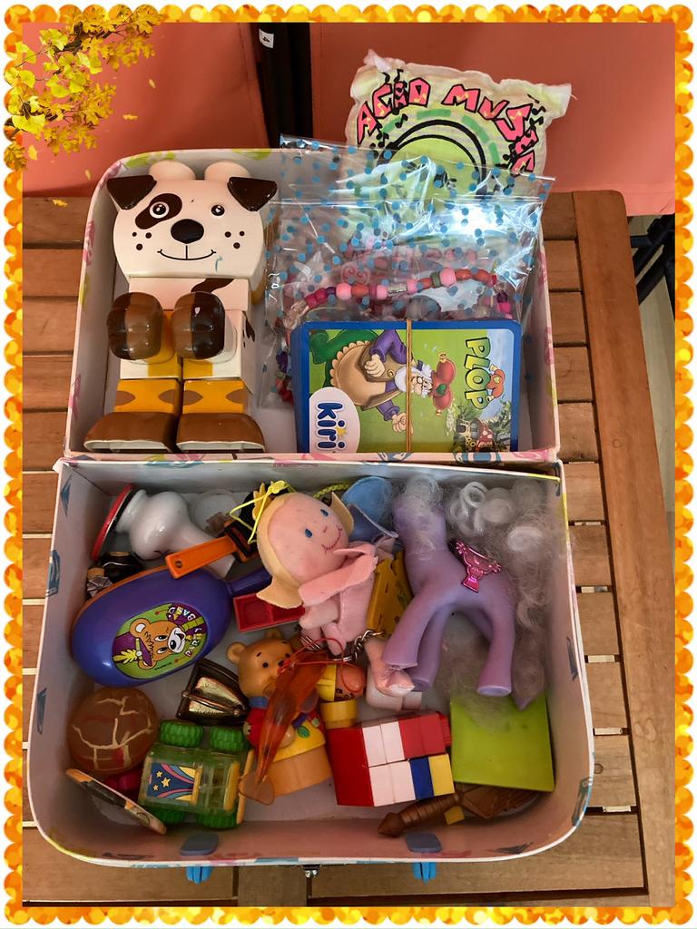 Koffertje speelgoed kleuter, Kinderen en Baby's, Ophalen of Verzenden, Zo goed als nieuw, Jongen of Meisje