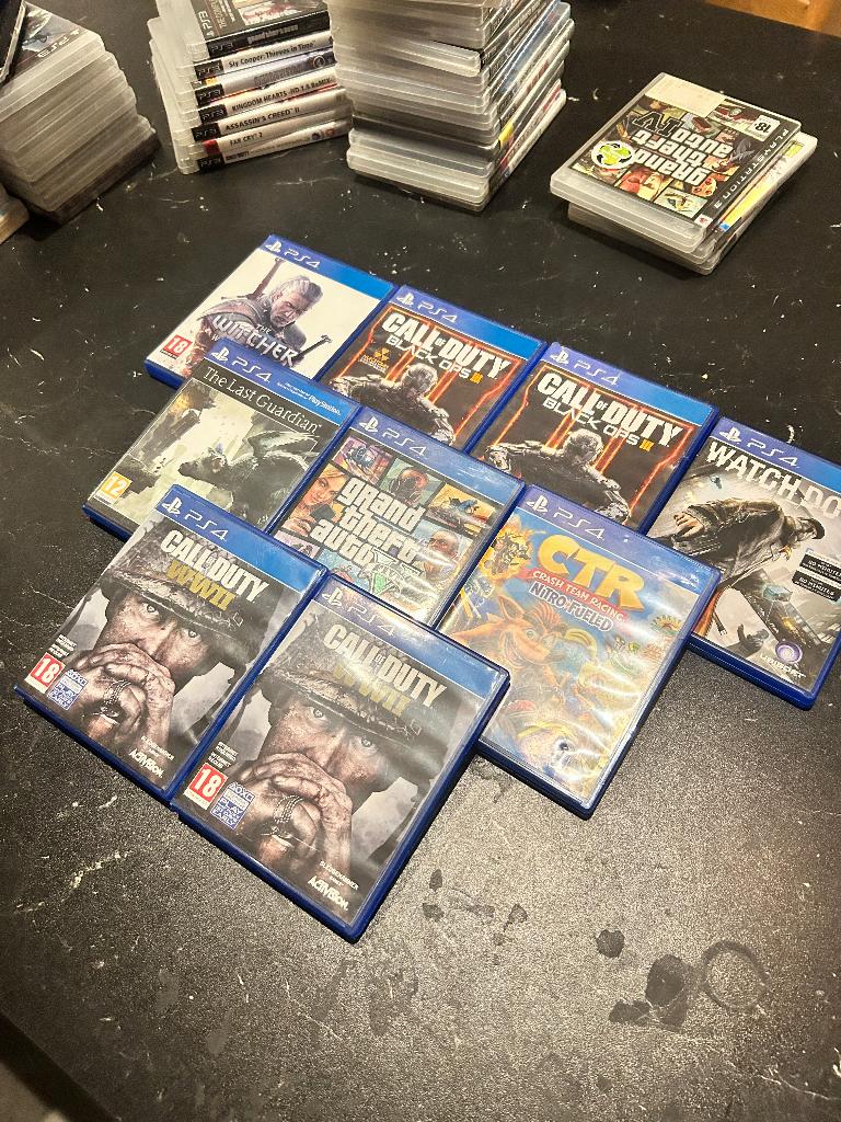 Lot 9 Playstation 4 games (PS4), Games en Spelcomputers, Games | Sony PlayStation 4, Ophalen, Gebruikt