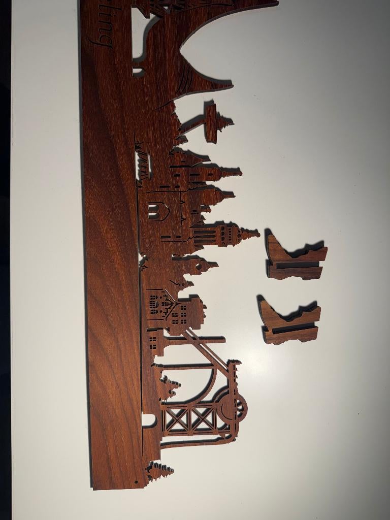 Efteling houten skyline, Verzamelen, Ophalen of Verzenden, Zo goed als nieuw, Overige typen