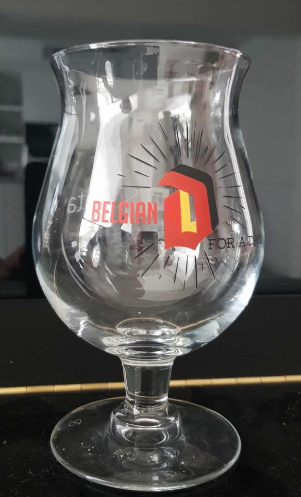 DUVEL "BELGIAN FOR A DAY" SCAPTA, Ophalen of Verzenden, Gebruikt, Glas of Glazen, Duvel