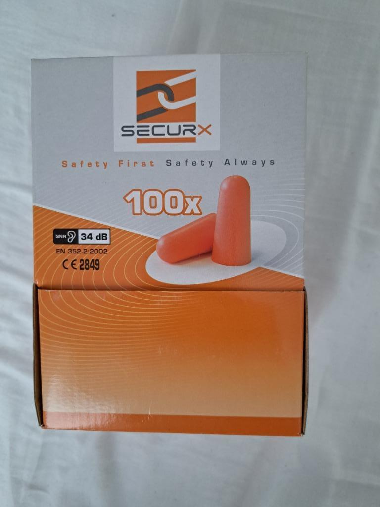 SecurX oordopjes oordopjes 100 paar, Ophalen of Verzenden