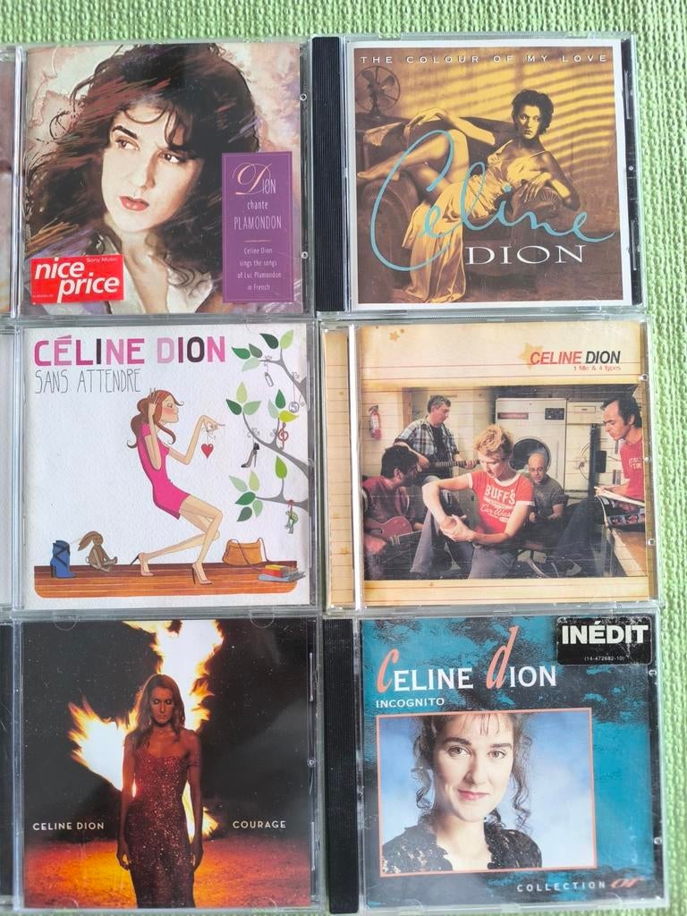 CD de Céline Dion : Albums, Live et compilations., Enlèvement ou Envoi, Utilisé