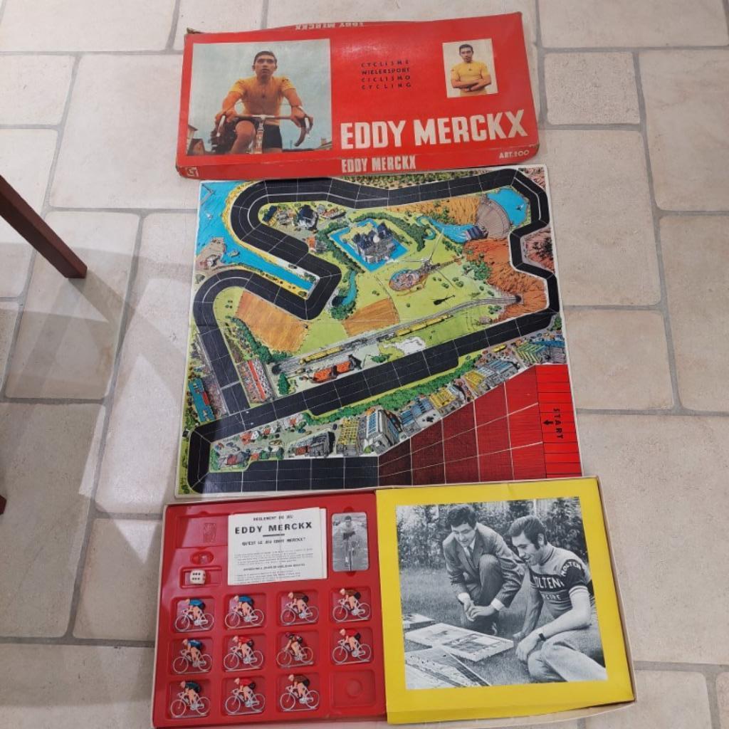 Verzamelspel Eddy MERCKX - 1e editie op groot formaat ART-20, Drie of vier spelers, Ophalen of Verzenden, Gebruikt