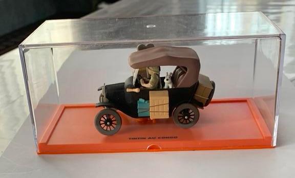Kuifje en Bobbie Ford T in Afrika in de zwarte auto, Verzamelen, Ophalen of Verzenden, Kuifje, Zo goed als nieuw, Beeldje of Figuurtje