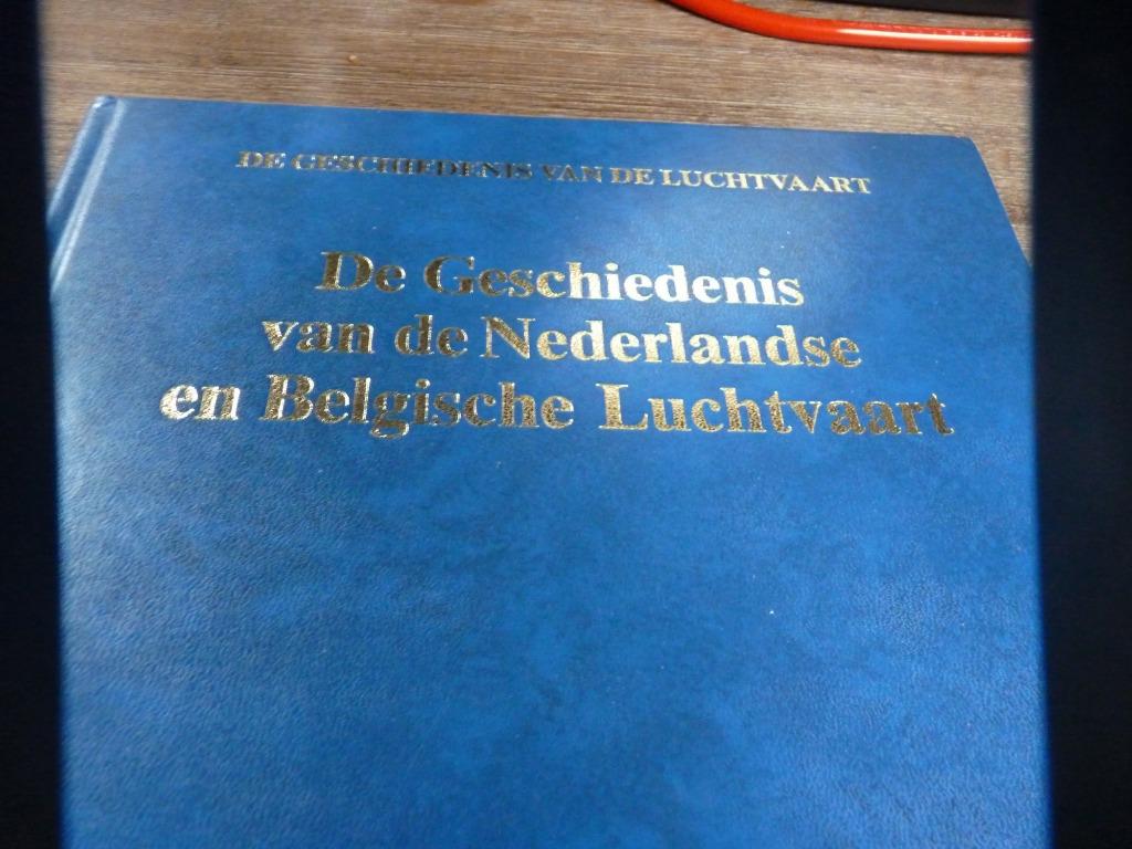 Boek de geschiedenis van de Belgische en Nederlandse luchtva, Verzamelen, Ophalen of Verzenden, Gebruikt, Boek of Tijdschrift