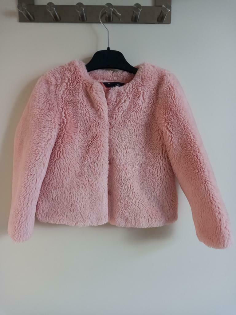 Bontjas roze 116, Kinderen en Baby's, Gebruikt, Meisje, JBC, Ophalen of Verzenden