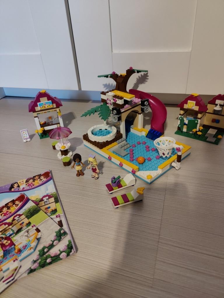 Haertlake zwembad Lego Friends, Kinderen en Baby's, Speelgoed | Duplo en Lego, Ophalen of Verzenden, Zo goed als nieuw, Lego