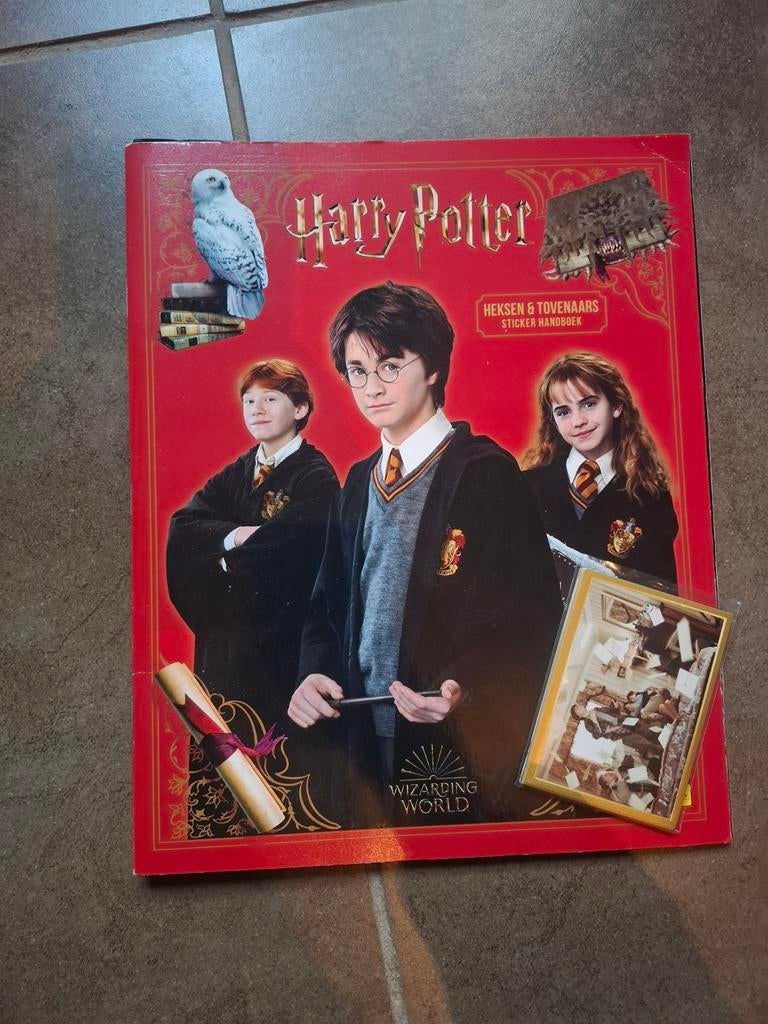 Harry Potter Sticker-,Film-,Kaartenboeken,Chocofrog kaarten., Collections, Harry Potter, Comme neuf, Livre, Poster ou Affiche