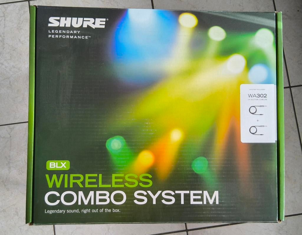 SHURE BLX-188E-H8E Dual draadloos gitaarsysteem, Muziek en Instrumenten, Ophalen of Verzenden, Zo goed als nieuw