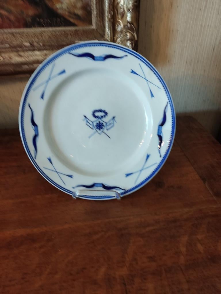 1 assiette en porcelaine de Tournai, Enlèvement ou Envoi