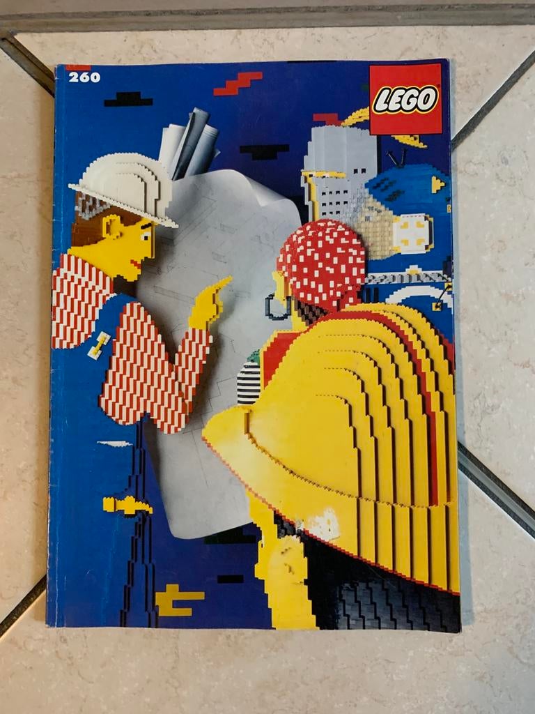 Lego Ideeënboek 260 (uit 1990) met compleet sticker vel!, Ophalen of Verzenden, Zo goed als nieuw, Complete set, Lego