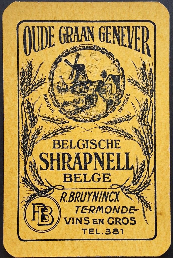 1 Speelkaart  Shrapnell, Enlèvement ou Envoi