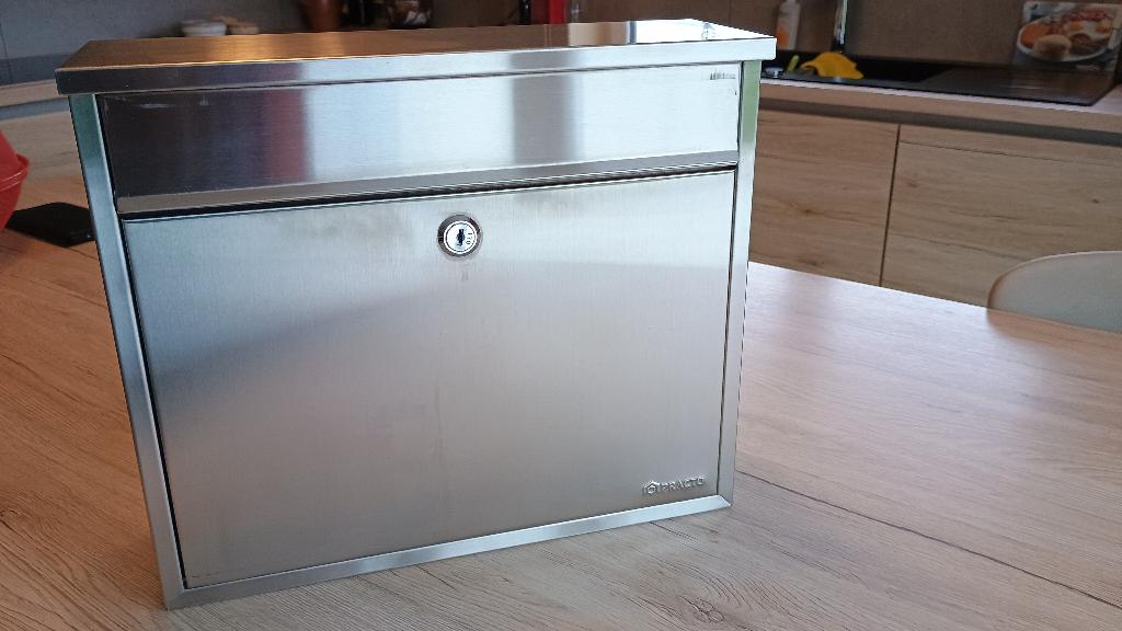 Boîte aux lettres murale inox, Ophalen of Verzenden, Inox, Wandbrievenbus