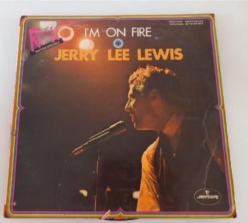 Vinyl LP Jerry Lee Lewis I'm on fire Rock 'n Roll, Cd's en Dvd's, Ophalen of Verzenden, 12 inch, Rock-'n-Roll