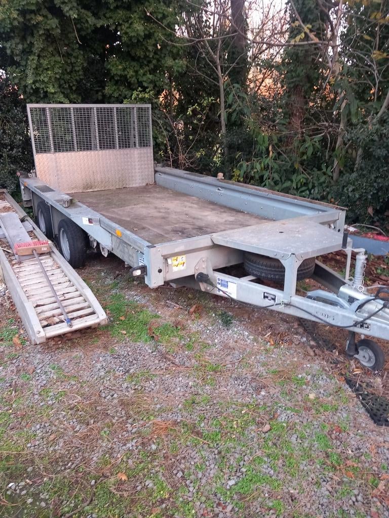 Aanhangwagen dieplader, Ophalen