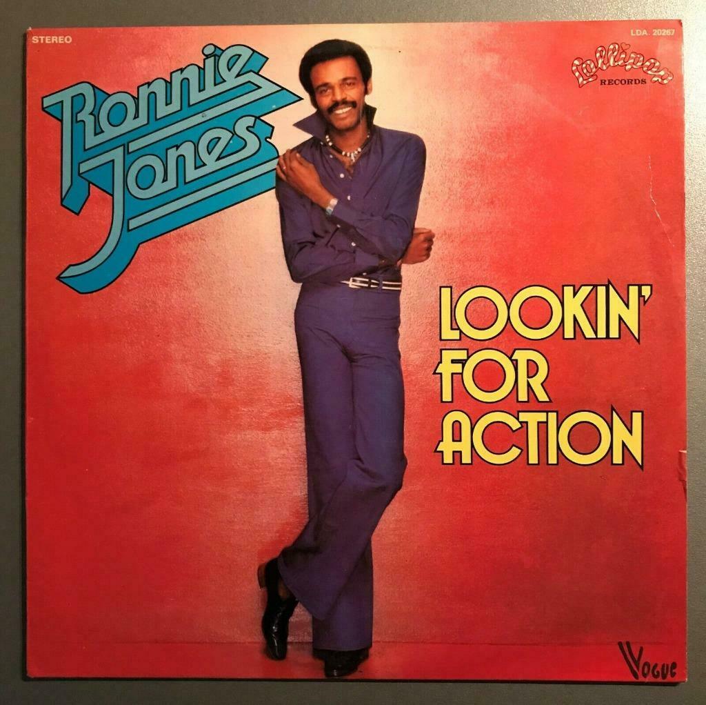 Vinyle de Ronnie Jones : " Lookin' for action " (33 Tours) -, Enlèvement ou Envoi, Utilisé