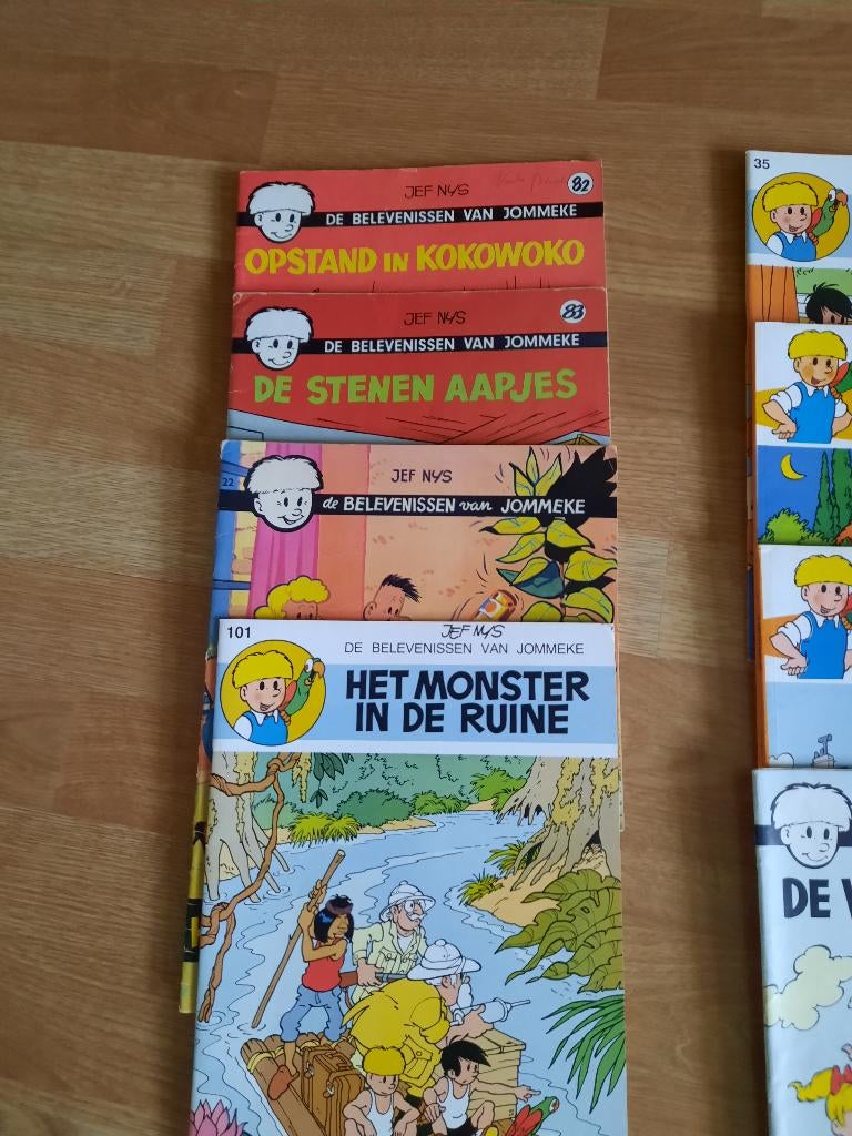Srips Jommeke, Boeken, Stripverhalen, Ophalen of Verzenden, Meerdere stripboeken, Gelezen, Jef Nys