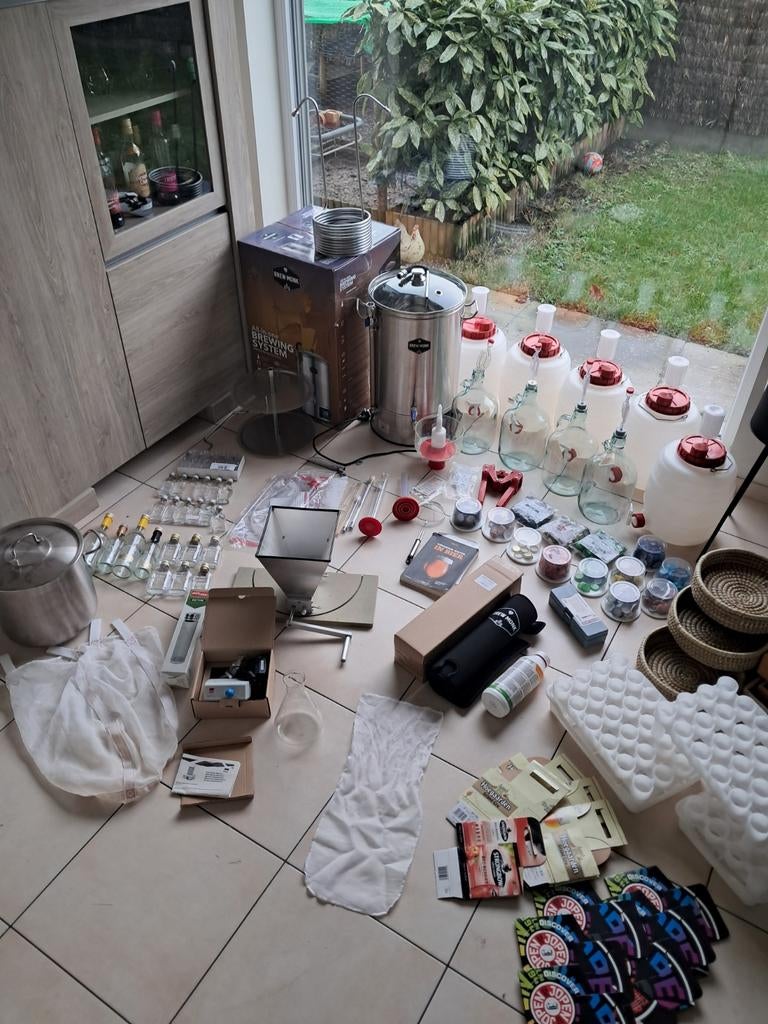 Bierketel en toebehoren, Ophalen