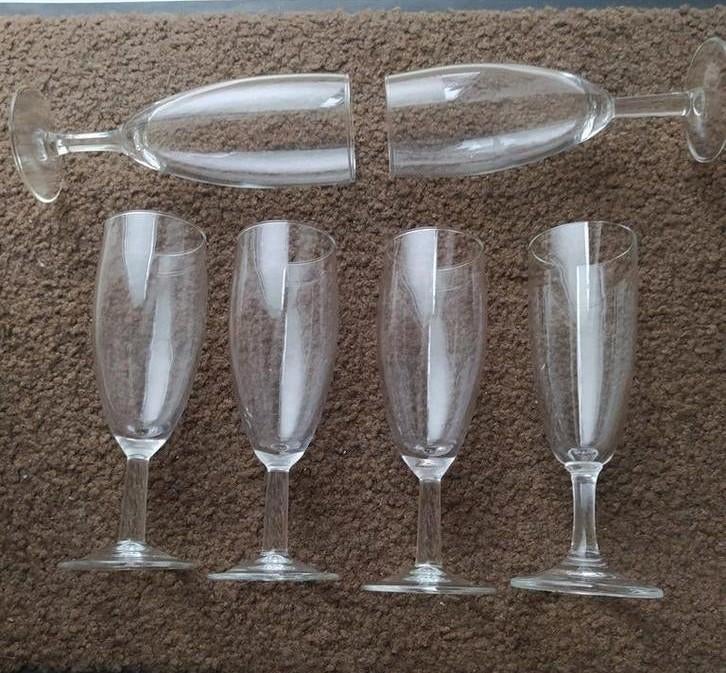 Huir verres à champagne/Cava en parfait état, Enlèvement ou Envoi
