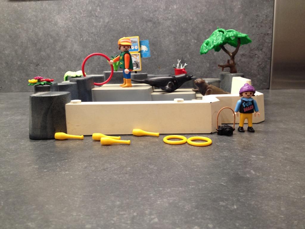 Playmobil zeehondenshow 3135, Ophalen of Verzenden, Zo goed als nieuw, Complete set