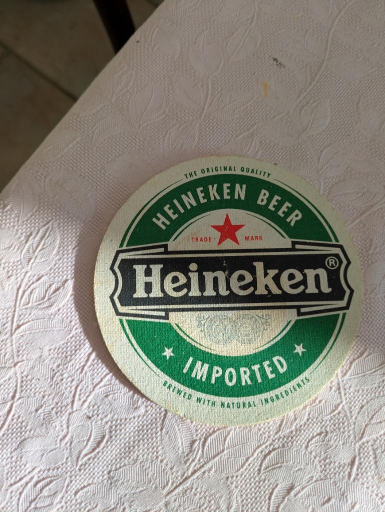 Heineken, Verzamelen, Biermerken, Ophalen of Verzenden, Zo goed als nieuw, Viltje(s), Heineken