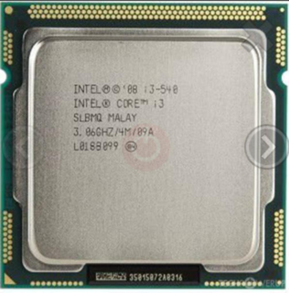 CPU Intel I3-540 3,06 Ghz 4MB smart cache 73watt FCLGA1156, Computers en Software, Processors, Gebruikt, Ophalen of Verzenden