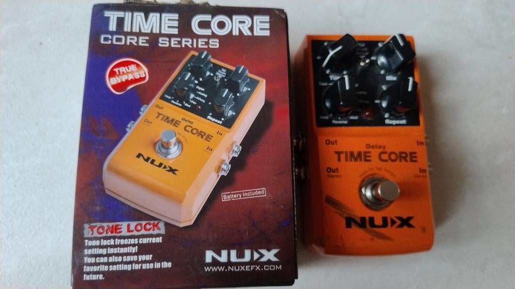 Nux delay time core pédale guitare, Utilisé, Delay ou Écho