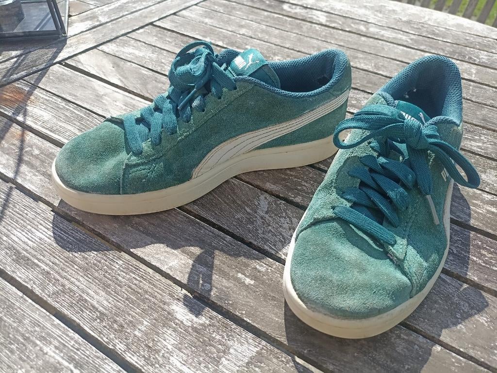 Baskets Puma vertes pointure 37, Garçon ou Fille, Enlèvement ou Envoi, Puma, Utilisé