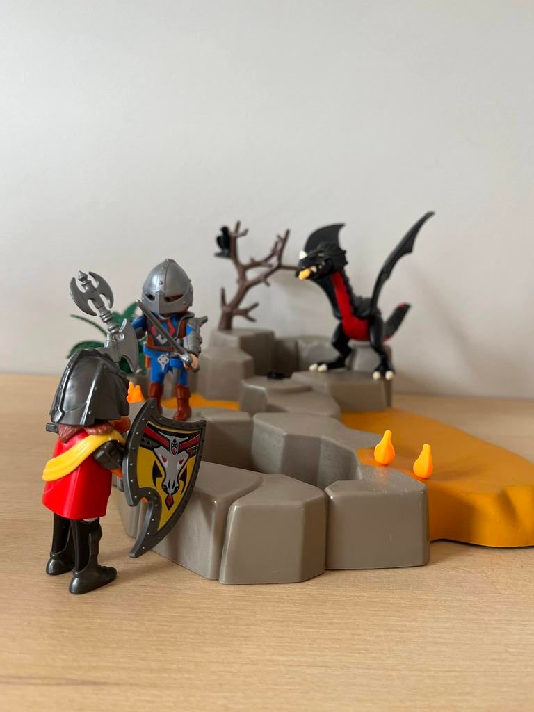 Playmobil drakenridders met draak (4006), Ophalen, Gebruikt