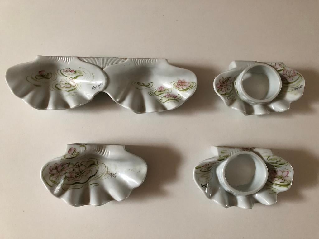 Portes savons et gobelets en porcelaine, Enlèvement ou Envoi