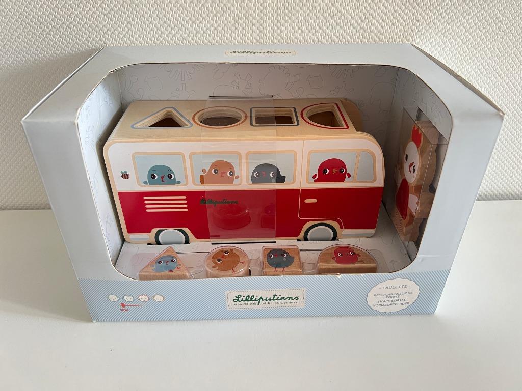 Bus reconnaisseur de formes Paulette - Lilliputiens, Enfants & Bébés, Enlèvement ou Envoi, Neuf, Autres types