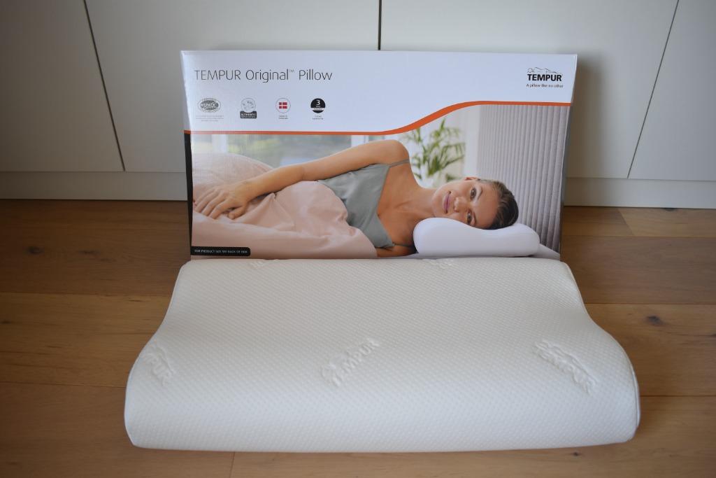 Tempur original queen medium hoofdkussen, Huis en Inrichting, Slaapkamer | Beddengoed, Ophalen, Eenpersoons, Wit, Zo goed als nieuw