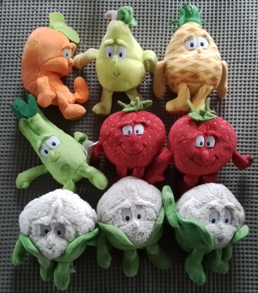 9 knuffels Vitaminis Delhaize, Ophalen of Verzenden