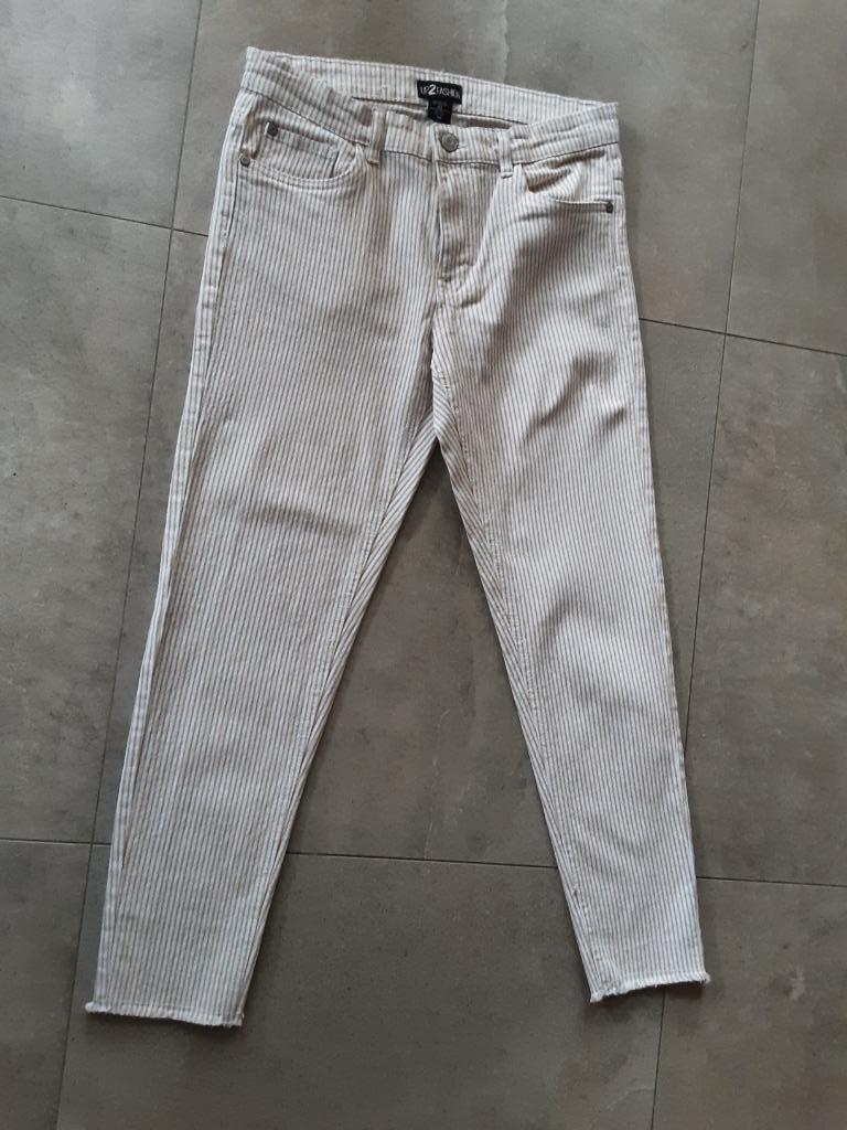 Nieuw: Lange dames broek maat 42 - 44 *Up2 Fashion*, Up2Fashion, Wit, Maat 42/44 (L), Nieuw