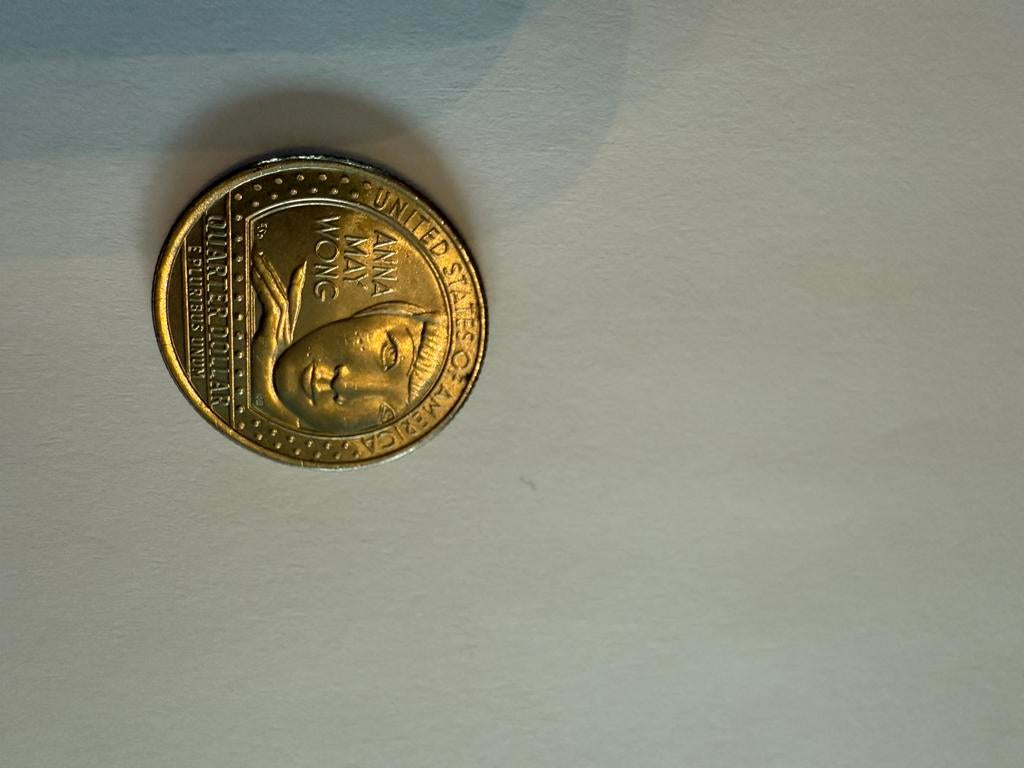 Quarter Dollar Anna May Wong, Enlèvement ou Envoi, Amérique du Nord, Monnaie en vrac