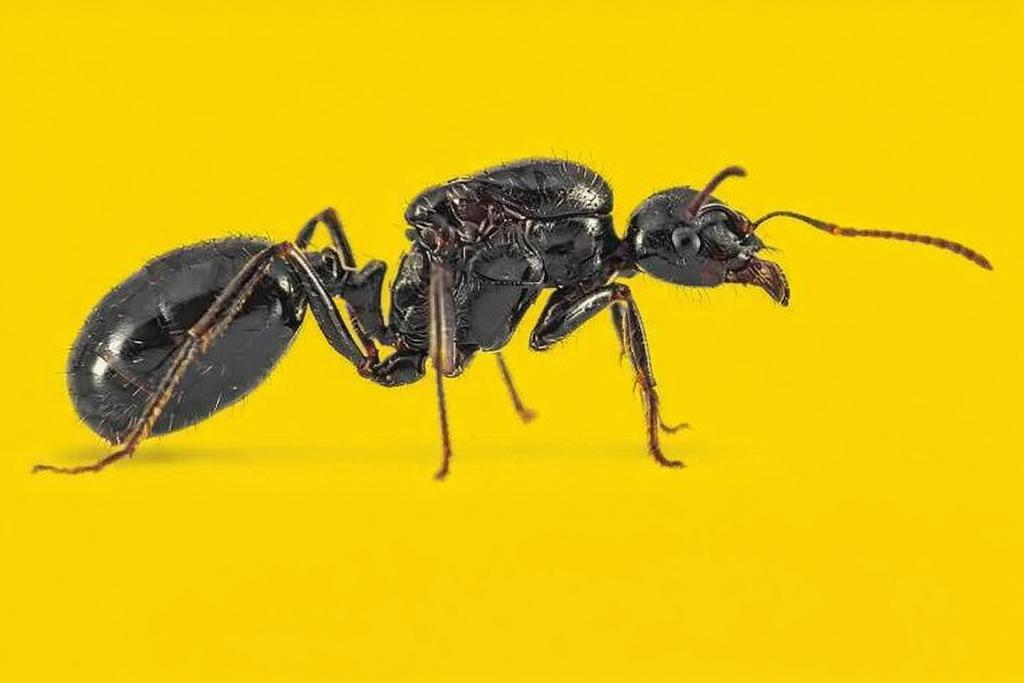 Messor Wasmanni, reine des fourmis avec couvain, Fourmis