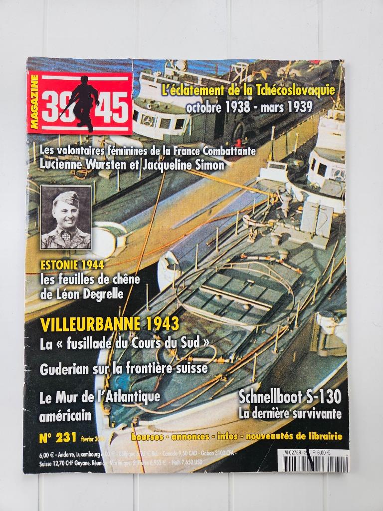 Estonie 1944 : Les feuilles de chêne de Léon Degrelle - 39/4, Enlèvement ou Envoi, Deuxième Guerre mondiale, Utilisé, COLLECTIF