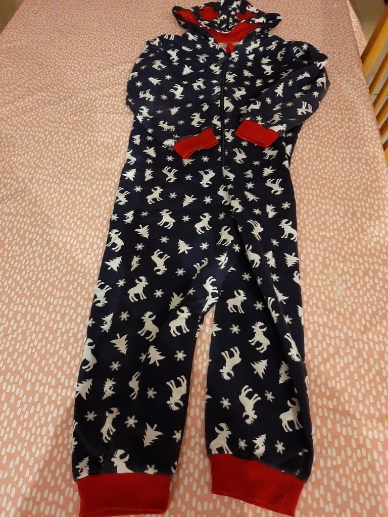 Onesie panda, rendier, Kinderen en Baby's, Ophalen of Verzenden, Zo goed als nieuw