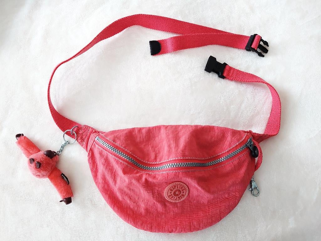 Heuptas heuptasje Kipling mét aapje Isabelle - Nieuw, Ophalen of Verzenden, Nieuw, Rood, Kipling