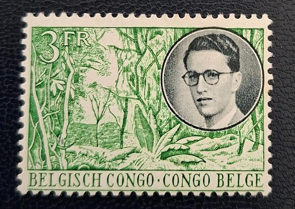 Timbre OBP 330** du Congo belge, Enlèvement ou Envoi, Non oblitéré, Neuf
