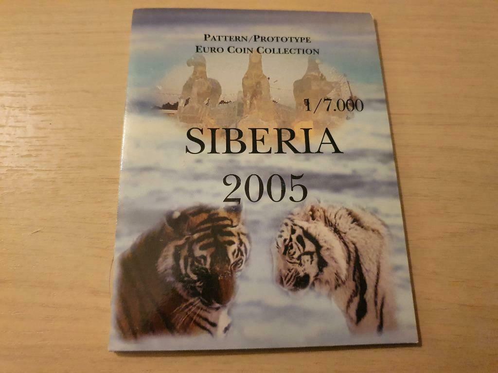 euro coin collection siberia 2005, Timbres & Monnaies, Monnaies | Europe | Monnaies euro, Série, 1 euro, Autres pays, Enlèvement ou Envoi