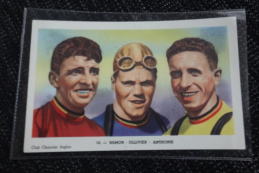 Carte postale Champions du Club Chocolat Aiglon, Enlèvement ou Envoi, Sports et Jeux